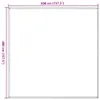 vidaXL Tappeto tenda 400x400 cm Taupe Anteprima dell’immagine prodotto 6