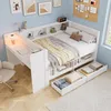 Funktionsbett 120 x 200 cm mit integriertem Schreibtisch, Produktbild-Vorschau 6