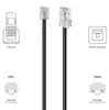 deleyCON 0,5m Telefonkabel RJ11 auf RJ45 Modularkabel - Produktbild-Vorschau 5