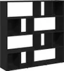 Bücherschrank/Raumteiler Eiche schwarz 105x24x102 cm Produktbild-Vorschau 1