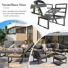 Merax L-Form Gartenmöbel Set 7 Personen, Wetterfeste Produktbild-Vorschau 8