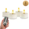 Meisterhome® Lot de 4 bougies chauffe-plat LED XXL - Voir les images du produit 1