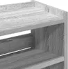 vidaXL Stojak na buty szary Sonoma 60x25x62 cm Materiał Podgląd zdjęcia produktu 7
