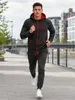Herren Freizeitanzug Jogginganzug Sweatwear 704   Antra-Rot Produktbild-Vorschau 4