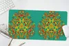 MuchoWow® Mauspad Mousepad Muster - Locken - Folklore 60x30 Produktbild-Vorschau 6