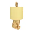 Clayre & Eef Tischlampe Kaninchen Ø 20x43 cm Goldfarbig Produktbild-Vorschau 2