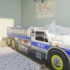 Autobett Kinderbett Jugendbett 80x160 cm mit Rausfallschutz Produktbild-Vorschau 3