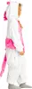 Pigiama Onesie Kigurumi Travestimento Costume Unicorno Rosa Anteprima dell’immagine prodotto 2