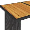 Tavolo da giardino con piano in legno nero 110x68x70 cm in Anteprima dell’immagine prodotto 8