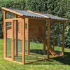 Hühnerhaus Liese mit PVC Welldach - mit extra Auslauf Produktbild-Vorschau 8