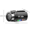 D9 WiFi Digital Camcorder 3 Zoll IPS Bildschirm Nachtsicht Produktbild-Vorschau 2
