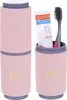 Tragbares Reiseetui für Zahnbürste & Zahnpasta - Rosa Produktbild-Vorschau 1