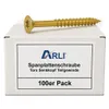 ARLI 200x 4x80 mm Spanplattenschrauben Torx TX20 Senkkopf Produktbild-Vorschau 1