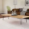 lot de 4 pieds de table Hairpin Legs en acier 2 entretoises Voir les images du produit 3