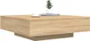 A square coffee table with a wood grain finish is shown against a white background. Náhľad obrázku produktu
