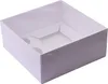 Krabica na muffiny a koláče, 23 x 23 x 10 cm, biela a Náhľad obrázku produktu 2