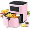 Heinrich‘’s HFR 8216 Hot air fryer 5.0 l 1450 W Pink Náhľad obrázku produktu 5