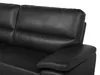 BELIANI Sofa Schwarz Kunstleder 3-Sitzer Zeitgenössisch Produktbild-Vorschau 7