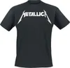 Metallica T-Shirt Herren Textured Logo schwarz Band-Merch, Produktbild-Vorschau 1