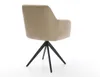 DELIFE Esszimmerstuhl Greg-Flex Mikrofaser Beige Vintage Produktbild-Vorschau 5