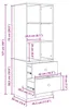 vidaXL Schreibtisch Weiß 145,5 x 40 x 127 cm 2 stk. Produktbild-Vorschau 8