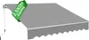 UISEBRT 250 X 200 cm Gelenkarmmarkise Aluminium Markise Produktbild-Vorschau 1