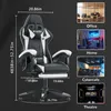 Herná stolička s opierkou na nohy - ergonomická herná Náhľad obrázku produktu 3