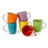 Set di 6 tazze da caffè in porcellana - colorate - tazza da Anteprima dell’immagine prodotto 4