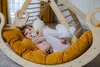Dekokissen Baumwolle für Kinderwippe Velour hellbeige 120 x Produktbild-Vorschau 6