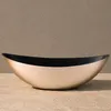 Große Pflanzschale oval 55 cm für draussen Dekoschale Produktbild-Vorschau 1