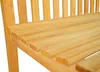 Teak Gartenbank 150 cm Holzbank massiv 3-Sitzer als Produktbild-Vorschau 3