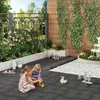 WOLTU WPC Terrassenfliesen Holzoptik Terrassendielen Fliese Produktbild-Vorschau 2