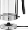 A close-up view of a glass electric kettle and its base. Anteprima dell’immagine prodotto