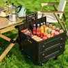 Carrello per la spesa Ikodm, 48L, pieghevole, nero, 3-in-1, Anteprima dell’immagine prodotto 9