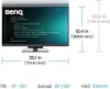 BenQ 80,0cm RD320U    16:9  HDMI/USB-C/DP sil. lift/piv  Náhled obrázku produktu 12
