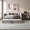 Divano letto ProximaX 90/180 x 200 cm in velluto grigio, Anteprima dell’immagine prodotto 6