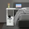 Überbett-Tisch - Rollbarer Bett-Tisch - Höhenverstellbar - Produktbild-Vorschau 7