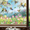 9pcs Fensteraufkleber, Tulpen, Schmetterlinge, Blumen und Produktbild-Vorschau 3