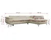 Ecksofa Sofa Beige, Wohnlandschaft L-Form mit Produktbild-Vorschau 10