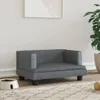 vidaXL Hundebett Dunkelgrau 60x40x30 cm Samt -  Hundebetten Produktbild-Vorschau 2