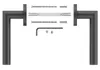 Disassembled door handle hardware components laid out on a white background. Produktbild-Vorschau