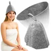 Saunahut Aus Filz - Saunakappe Grau - Unisex - 100% Wolle - Produktbild-Vorschau 1