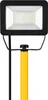 A black and yellow LED work light on a telescopic stand against a white background. Anteprima dell’immagine prodotto