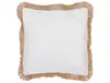 BELIANI Sada 2 polštářů béžová a bílá polyester 45 x 45 cm Náhled obrázku produktu 5