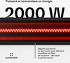 Klarstein Chauffage Infrarouge 2000W – Radiateur Mural Voir les images du produit 2
