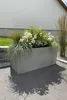 VIVANNO Pflanztrog Fiberglas MAXI Kasten, Betongrau Produktbild-Vorschau 2