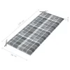 vidaXL Gartenbank-Auflage Grau Karomuster 120x50x4 cm Produktbild-Vorschau 10