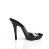 LIP-101 Damen Slipper von Fabulicious, Transparent Schwarz Produktbild-Vorschau 5