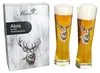 Set di 2 bicchieri da birra di grano Alois con motivo di Anteprima dell’immagine prodotto 1