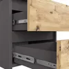 Nachttisch AKORD CL2 in der Farbe Graphitgrau mit 2 Produktbild-Vorschau 4